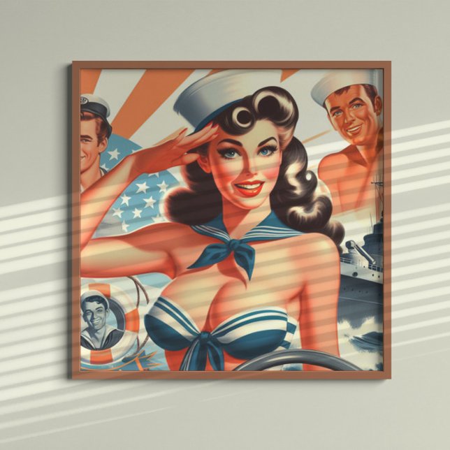 Niedlich Sailor Pinup Poster (Von Creator hochgeladen)