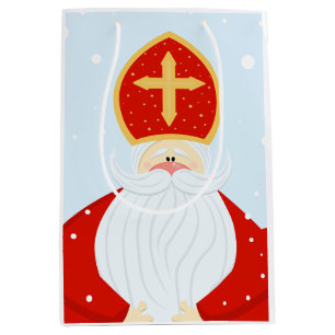 Niedlich Saint Nicholas Mittlere Geschenktüte