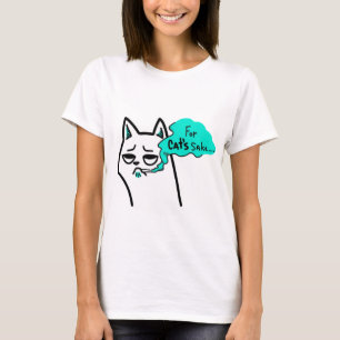 Niedlich, Sake, Typ, T-Shirts, Kätzchen, lustig,  T-Shirt