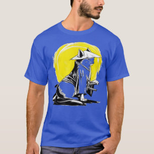 Niedlich Samurai Ninja Cat Japanisch Kitten Lover  T-Shirt