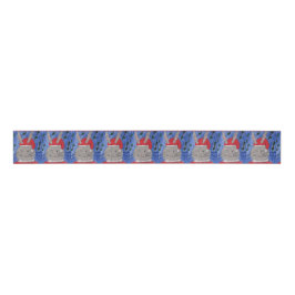 Niedlich Santa Bunny Ripsband