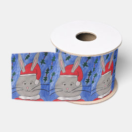 Niedlich Santa Bunny Ripsband