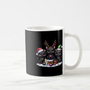 Niedlich Santa Reindeer Elf Black Cat Weihnachtsfr Kaffeetasse