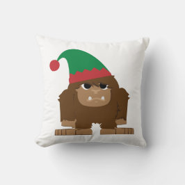 Niedlich Sasquatch Weihnachtself Kissen