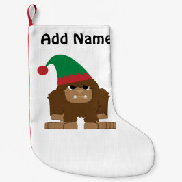 Niedlich Sasquatch Weihnachtself Kleiner Weihnachtsstrumpf