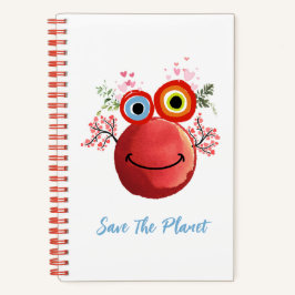 Niedlich Save the Planet Collection Spiral Noteboo Notizbuch