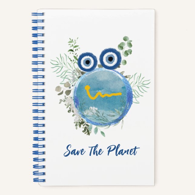 Niedlich Save the Planet Collection Spiral Noteboo Notizbuch (Vorderseite)