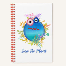 Niedlich Save the Planet Collection Spiral Noteboo