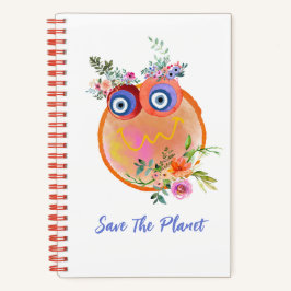 Niedlich Save the Planet Collection Spiral Noteboo Notizbuch