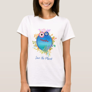 Niedlich Save the Planet T - Shirt