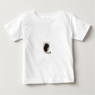 Niedlich Schokolade Labrador Hund - Bailey Haust Baby T-shirt