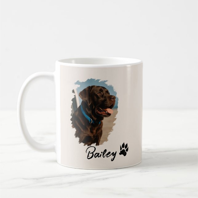 Niedlich Schokolade Labrador Hund - Bailey | Haust Kaffeetasse (Links)