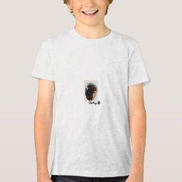 Niedlich Schokolade Labrador Hund - Bailey | Haust Tri-Blend Shirt