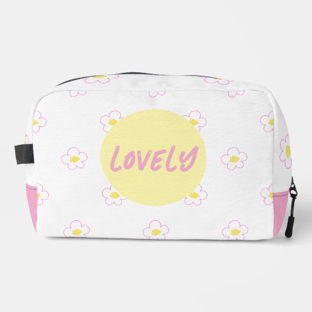 Niedlich schönes Rosa. Waschbeutel (Vorderseite)