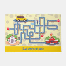 Niedlich School Bus Cartoon Maze Kids