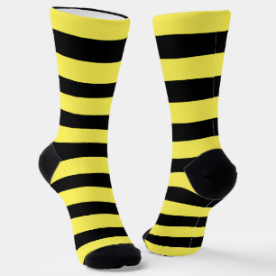 Niedlich, schwarz und gelb gestrichen socken