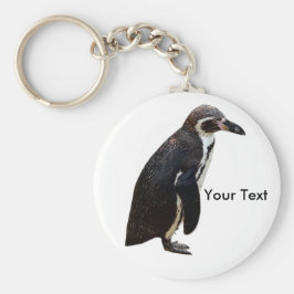 Niedlich Schwarz-Weiß-Humboldt-Pinguin-Schlüsselri Schlüsselanhänger
