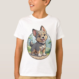 Niedlich Schwedisch Vallhund Puppy T-Shirt