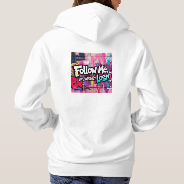 Niedlich Scooter | Christmas | Neujahr | Stilvoll Hoodie (Rückseite)