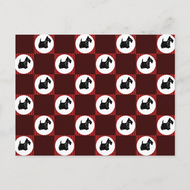 Niedlich Scottie Dogs Postkarte (Vorderseite)