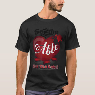 Niedlich sehen Sie die Fähigkeit nicht das Etikett T-Shirt