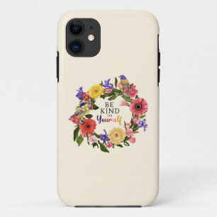 Niedlich Seien Sie nett zu sich selbst Liebe Blume Case-Mate iPhone Hülle