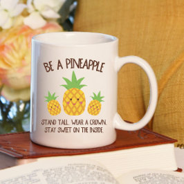Niedlich sein Ananas Kaffeetasse