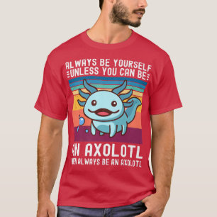 Niedlich sein AolotlKids Boys Girl Blue Aolotl T-Shirt