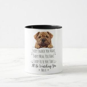 Niedlich Shar Pei Dog Funny Custom Tasse