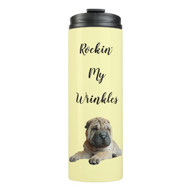 Niedlich Shar Pei Tumbler Thermosbecher (Vorderseite)