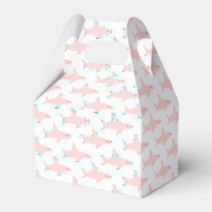 Niedlich Shark Pink White Gefälligkeitsbox Geschenkschachtel