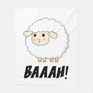Niedlich Sheep Baaah Fleecedecke
