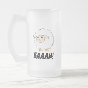 Niedlich Sheep Baaah Mattglas Bierglas