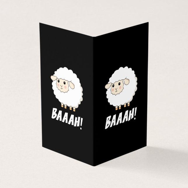 Niedlich Sheep Baah (Vorderseite)