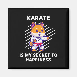 Niedlich Shi Inu Karate ist mein Geheimnis für glü Magnet