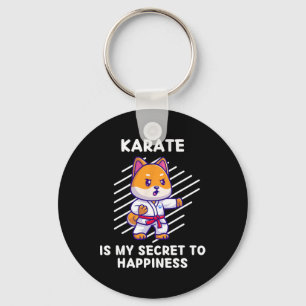 Niedlich Shi Inu Karate ist mein Geheimnis für glü Schlüsselanhänger