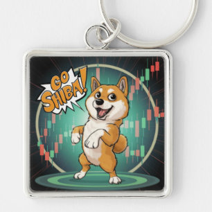 Niedlich Shiba Inu Dog Schlüsselanhänger