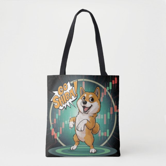 Niedlich Shiba Inu Dog Tasche (Vorderseite)