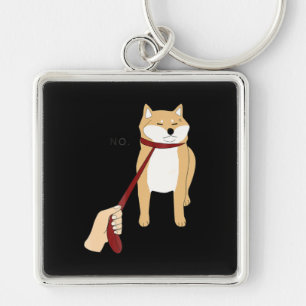 Niedlich Shiba inu   Nope dog-lustiges Design Schlüsselanhänger