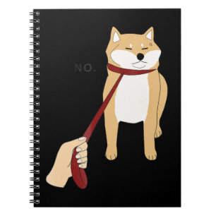 Niedlich Shiba Inu Nope - Doge Meme Notizblock