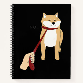 Niedlich Shiba Inu Nope - Doge Meme Notizbuch
