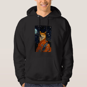 Niedlich Shiba Inu Pixel Art Hoodie