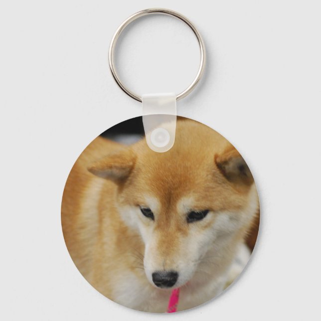 Niedlich Shiba Inu Schlüsselanhänger (Vorderseite)