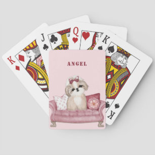 Niedlich Shih Tzu Dog Spielkarten