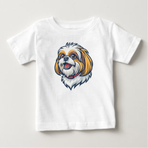 Niedlich Shih Tzu Puppy Baby T-shirt