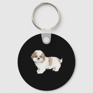 Niedlich Shih Tzu Puppy Schlüsselanhänger