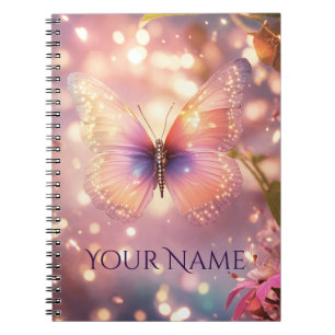 Niedlich Shiny magischer Schmetterling Notizblock