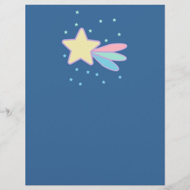 Niedlich Shooting Star Comet Flyer (Vorne)