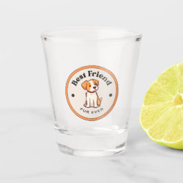 NIEDLICH! Shot Glass - Bester Freund Fur je - Welp Schnapsglas