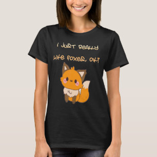 Niedlich Shy Fox, ich mag Füchse einfach OK T-Shirt